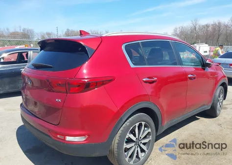 2018 Kia Sportage Ex from USA, damaged, VIN KNDPNCAC8J7447095